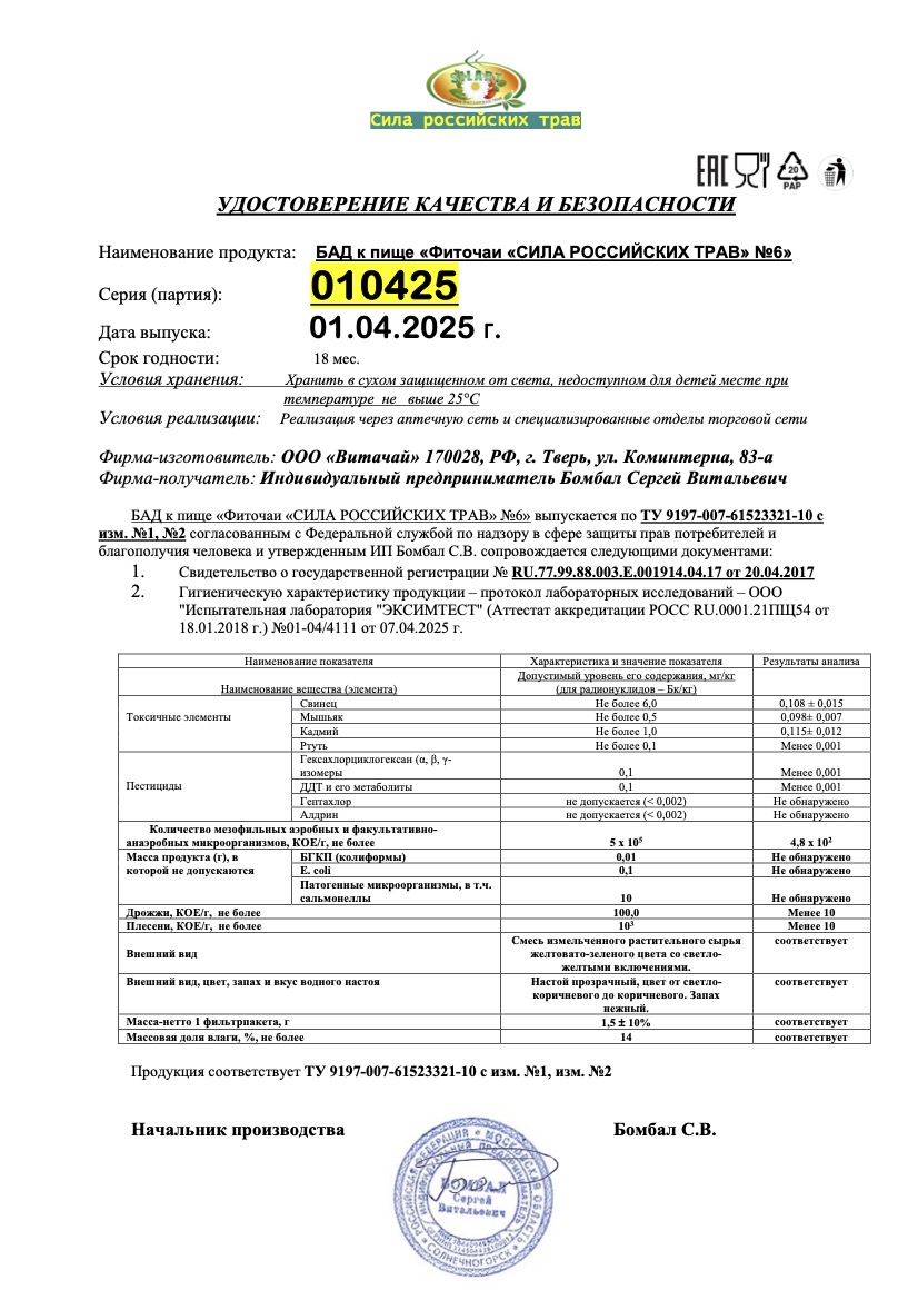 Паспорт №042025